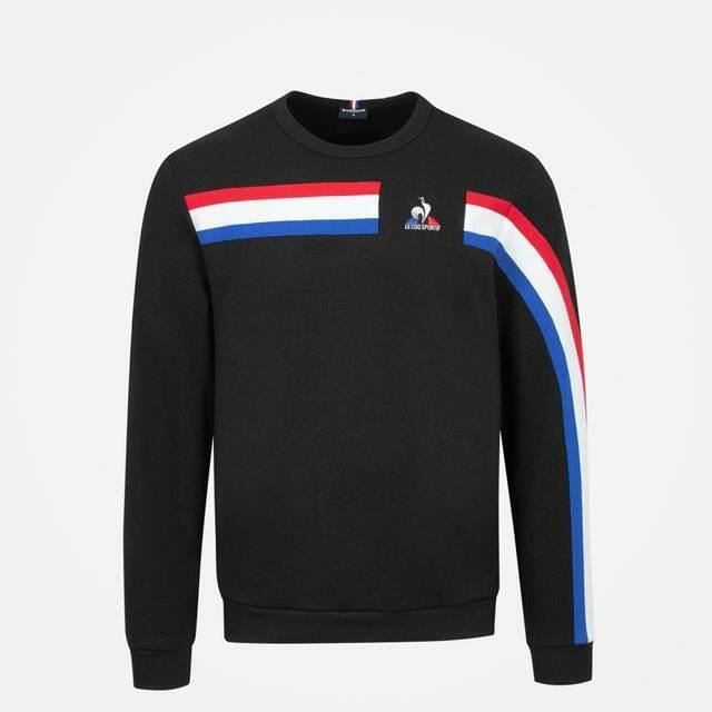 Sweatshirt Le Coq Sportif Tricolore - noir