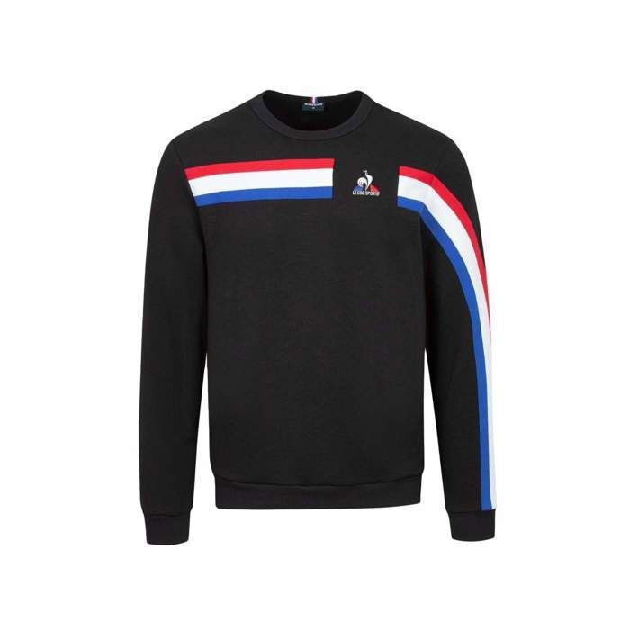 Sweatshirt Le Coq Sportif Tricolore - noir