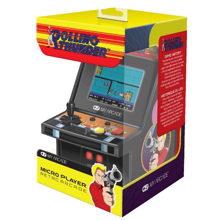 Rétrogaming-My Arcade - Micro Player Rolling Thunder - RétrogamingMy Arcade