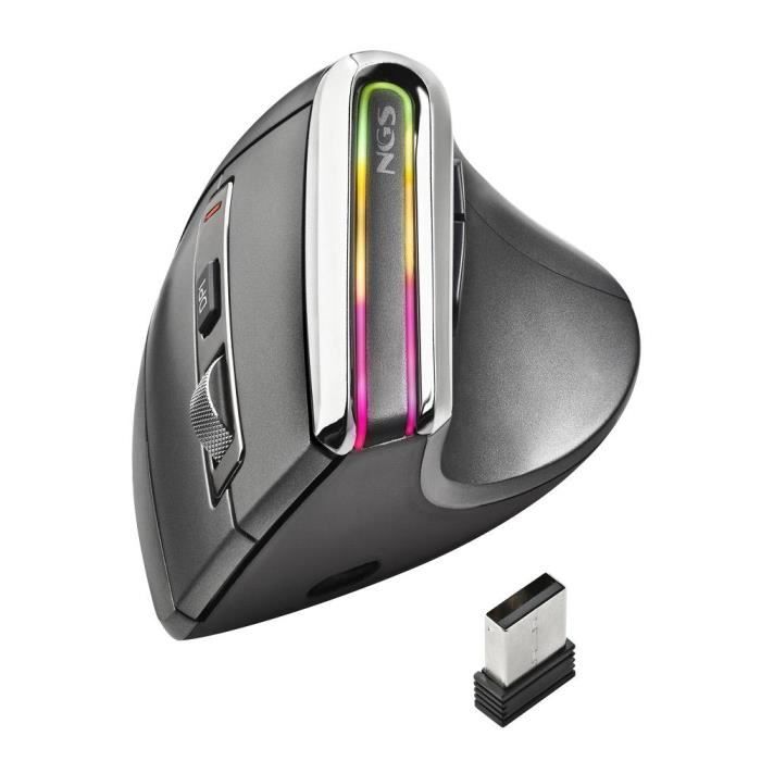 Souris NGS EVO KARMA – Ergonomique, Rechargeable, 3200 DPI, Bluetooth - vue 4