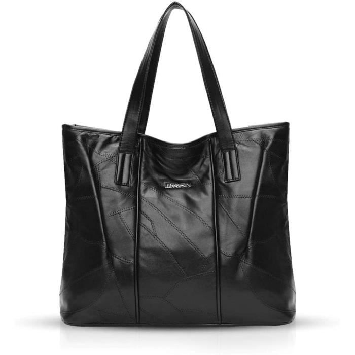 nicole&doris femme sac cabas sacs a bandouliere en cuir sac fourre-tout sac a main casual shopper
