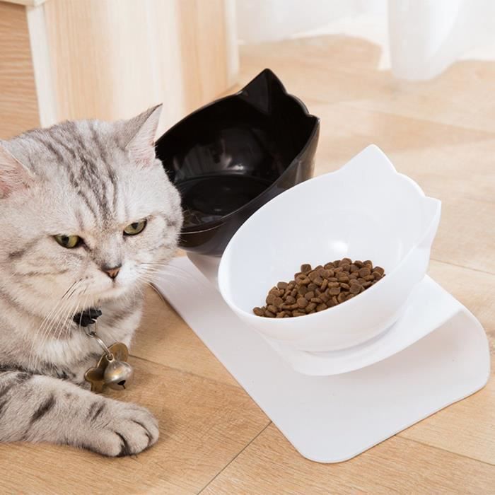 Gamelle Pour Chat Double Pour Chat Bol Avec Support Gamelle Anti Debordement Pour Chat Noir Et Blanc Cdiscount Gamelle Pour Chat Double Pour Chat Bol Avec Support Gamelle Anti Debordement Pour Chat Noir Et Blanc Cdiscount