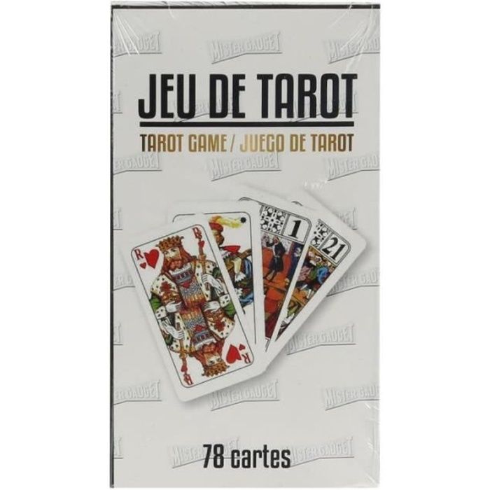 Jeu De Tarot 78 Cartes juego 11cm Gris - Paris Prix - Cdiscount Jeux -  Jouets