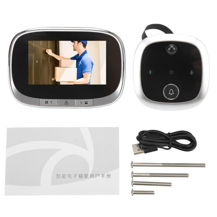 Viseur Porte Super Grand Angle Inter-Vue – Sécurité œil De Bœuf – 1-3/4"