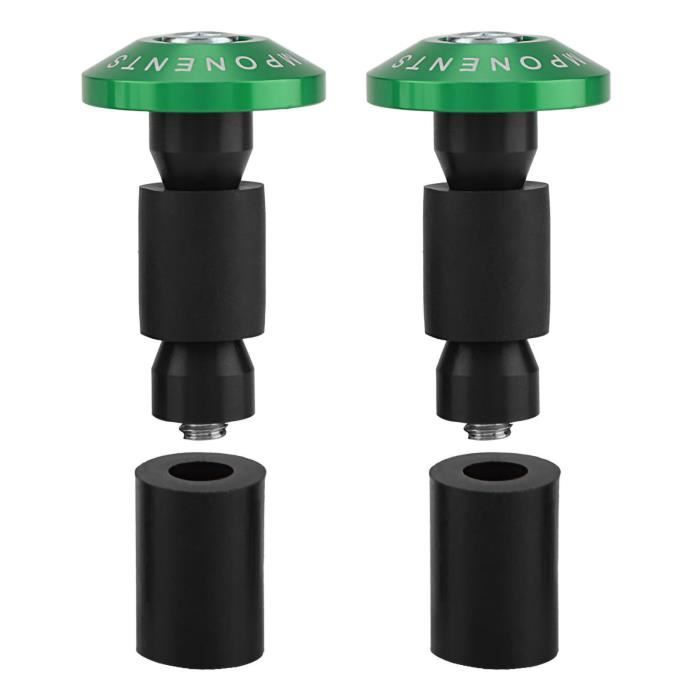 Paire D'embouts De Guidon Vélo Haosie – 22-24 Mm, Alu Et Plastique, Colorés – Pour Route, VTT, Pliant – Légers 23 G