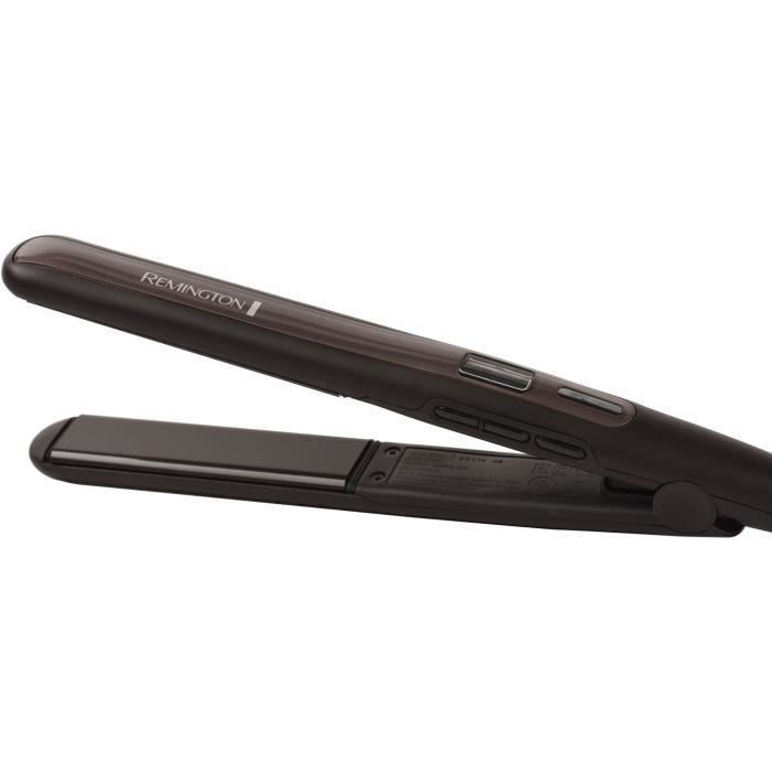 Lisseur boucleur - REMINGTON - S6505 PRO-SLEEK & CURL - 230°C - Chauffe rapide - Turbo - Pochette - Noir