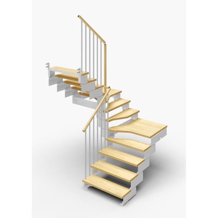 Dimension Escalier 2 Quart Tournant / Escalier Quart Tournant Largeur 83 Cm / Escalier 2 4 tournant avec palier.