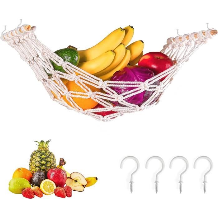 Panier Mural Tissé En Plastique Marron - 14x12x16,5 Cm, Style Ferme Rustique, Rangement Fruits/légumes/clés