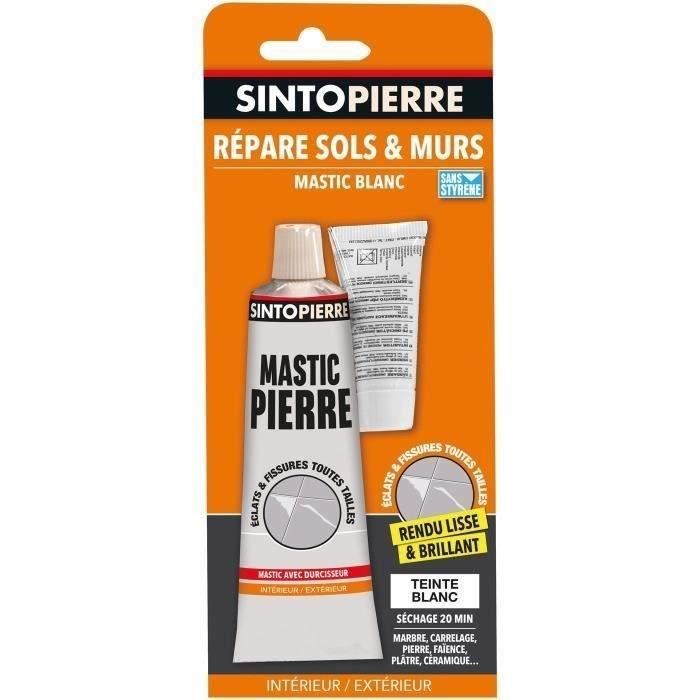 SINTOPIERRE Répare sols et murs - 100 g - Blanc
