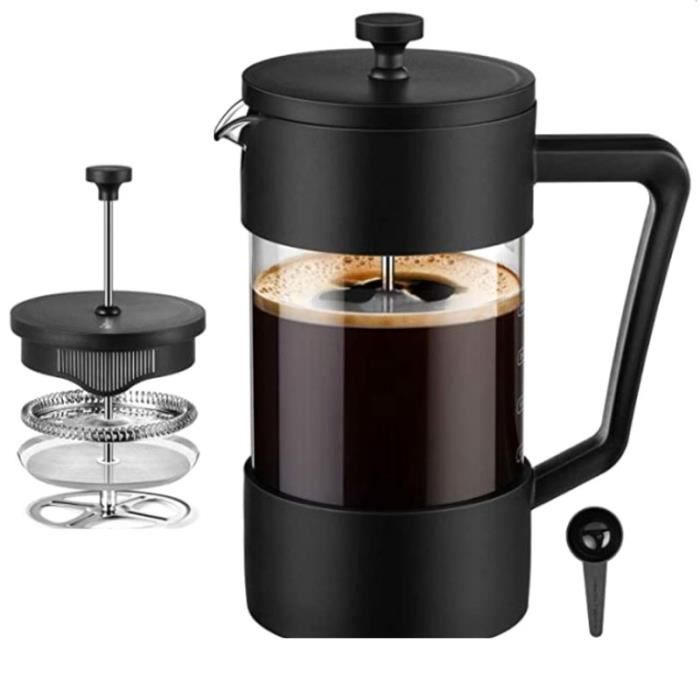 Camp4 Cafetière 12 V 170 W 600 Ml Noir Pour Camping, Voiture, Bateau