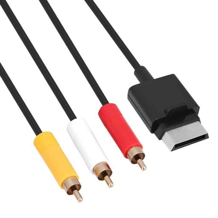 BIYM 2pcs 1.8m AV Câble Péritel Audio Vidéo Câble TV Compatible avec Consoles BIYM 2pcs 1.8m AV Câble Péritel Audio Vidéo Câble TV Compatible avec Consoles