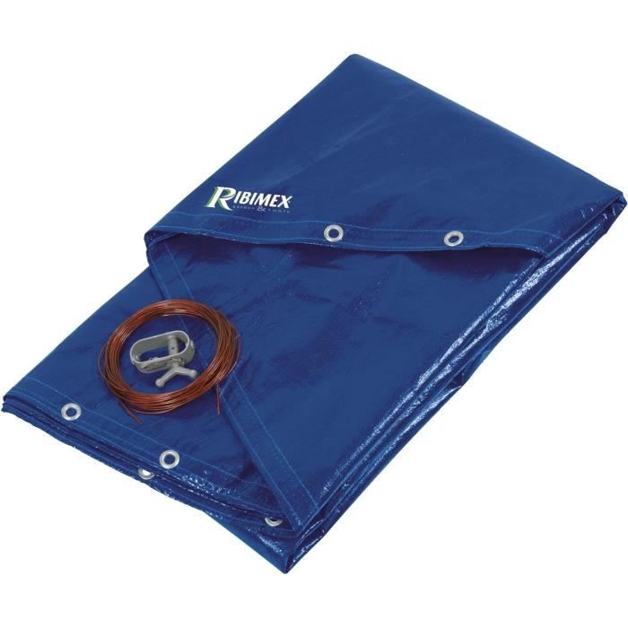 Ribimex RIBPRBP140R62 – Bâche de 6,20 m pour piscine ronde d'un