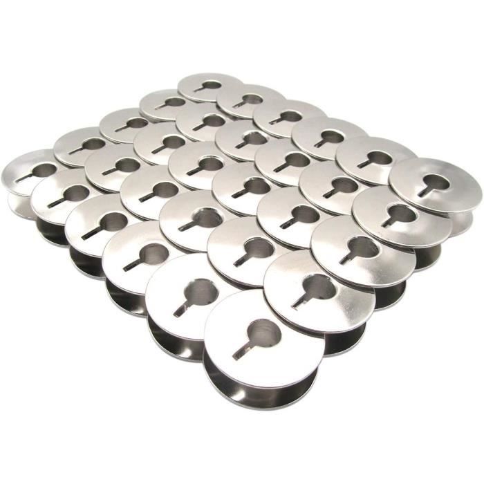 20 Bobines En Métal #9033S CKPSMS - Compatibles Pfaff Industrielles Et Domestiques