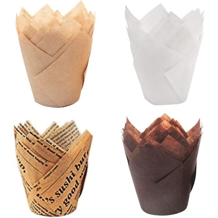 SOSINYA 200Caissettes Cupcake Caissettes en Papier pour Muffin Cupcake Caissettes