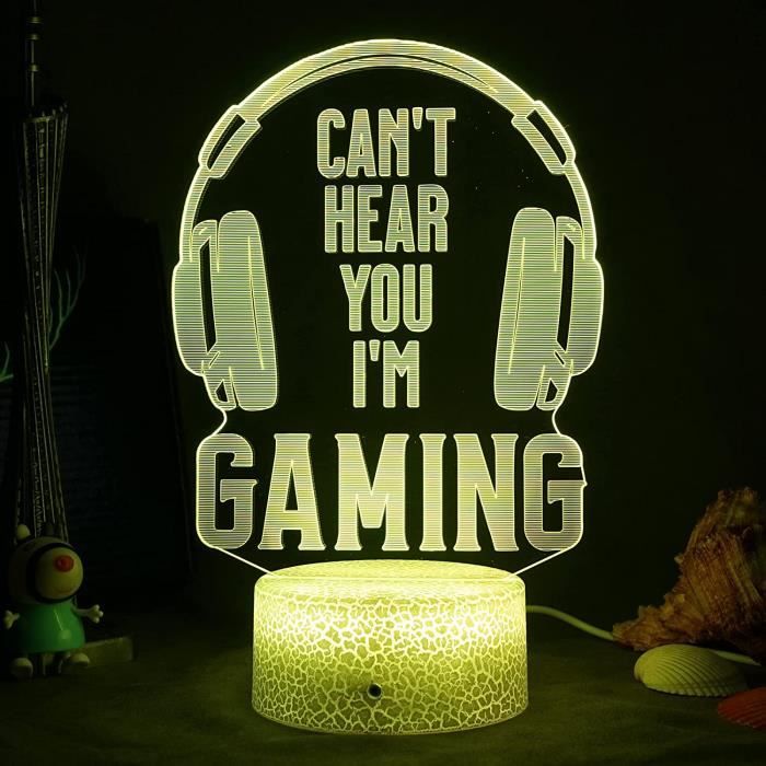 ZWOOS Lampe Gaming Lampe Gamer avec 16 Couleurs 4