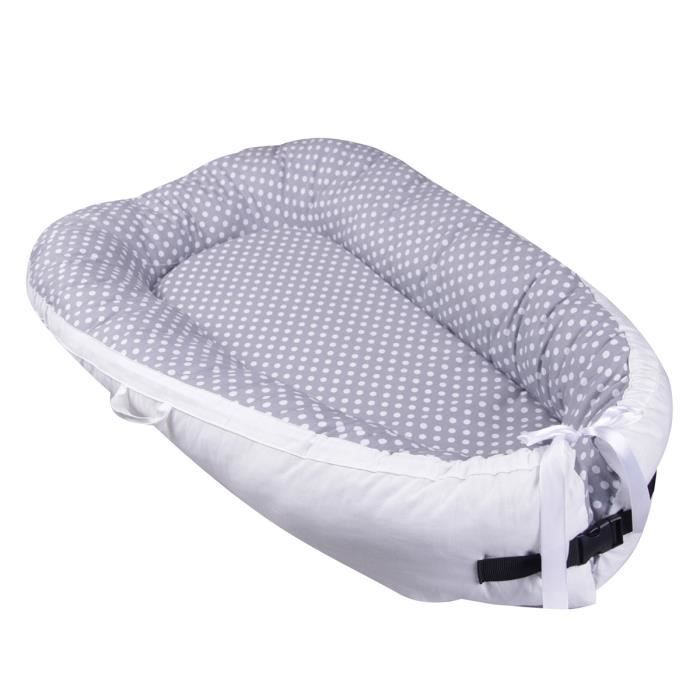 Reducteur De Lit Bebe Double Face Nid D Ange Berceau 80x50x10cm Cdiscount Puericulture Eveil Bebe