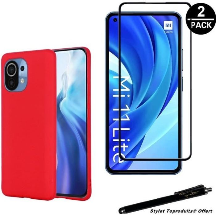Housse Coque + Verre Trempé Pour Xiaomi Mi 11/10 Pro/9/9T/8/SE Lite - TPU Transparent