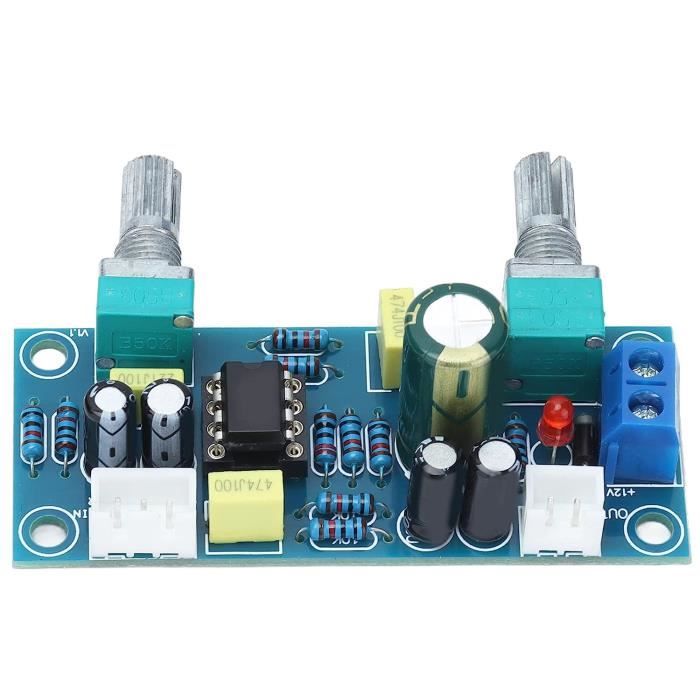 Carte Préampli Filtre Passe-bas NE5532 Pour Subwoofer 2.1CH - 12V-24V NEUF