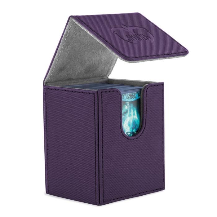 Boîte à Cartes Ultimate Guard Boulder 80+ - Format Standard - Améthyste - Pour Jeux De Cartes