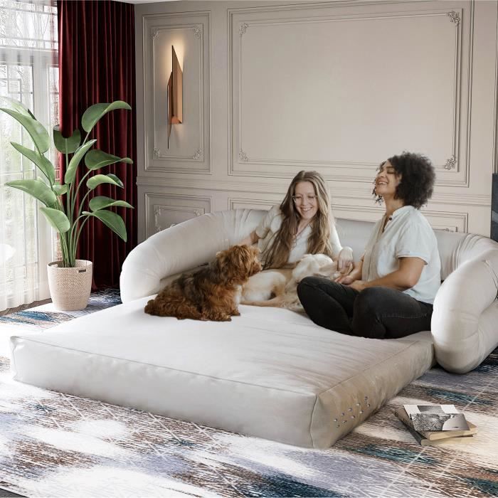 Bean Bag, lit, Pouf Géant Canapé Pouf Géant Pouf Poire Géant100×70×