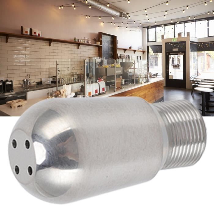 Buse à Vapeur Universelle 4 Trous Pour Machine à Café - Acier Inoxydable, Remplacement, Pour Lait Mousseux - 5