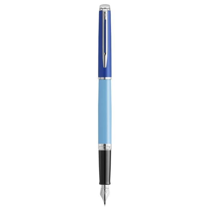 Stylo plume Waterman Hémisphère, laque bleue, finition palladium, plume  moyenne en acier inoxydable, coffret cadeau - Cdiscount Beaux-Arts et  Loisirs créatifs