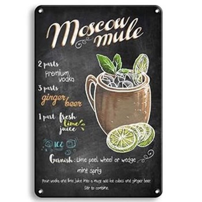 Vintage Drôle Métal étain Signe Chiens Obtenir Des Tatouages Affiche