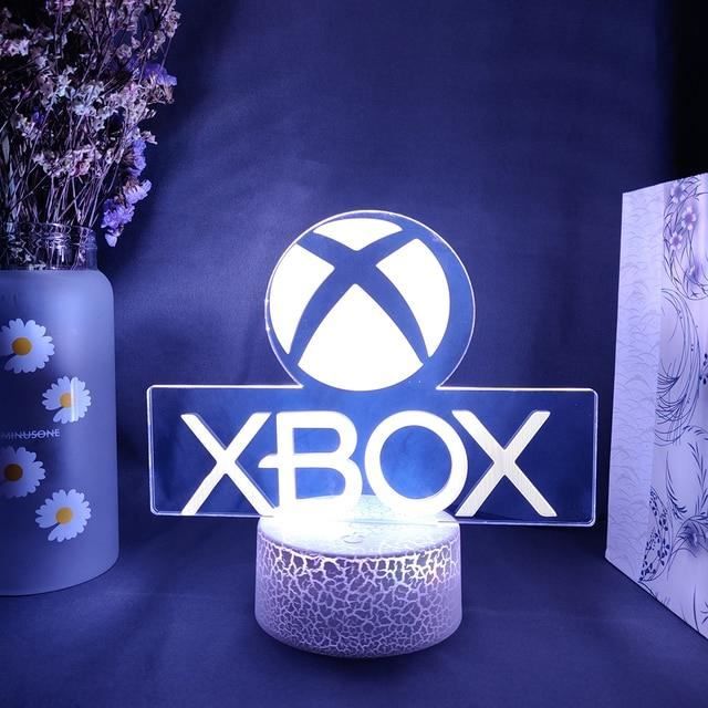 LAMPE A POSER,Lava Lamp Base16 color with remoteLampe Illusion'icône de jeu Xbox 3D