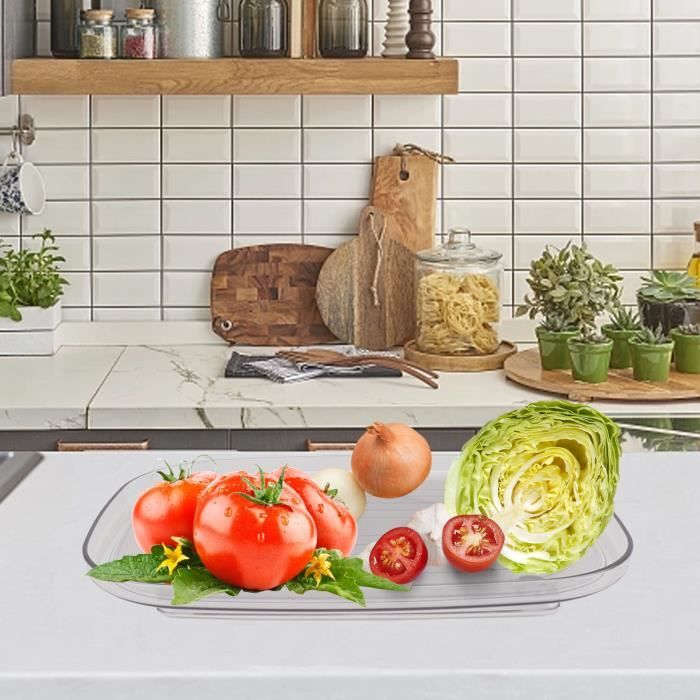 Lazy Susan Plateau Tournant Pour Réfrigérateur Avec Plateau Rotatif Antidérapant à 360 ° Pour