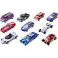 Hot Wheels Coffret 10 véhicules, jouet pour enfant de petites voitures miniatures, modèle aléatoire, 54886-1