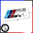 Logo bmw M performance pour calandre argent à visser-1