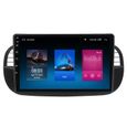 RoverOne® Autoradio GPS Bluetooth pour Fiat 500 Abarth 2007 - 2015 CarPlay Android Auto Stéréo Navigation WiFi Écran Tactile / Noir-1
