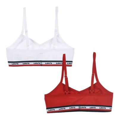 Brassières De Sport Pour Filles 8-14 Ans - Lot De 4 - Soutien-gorge Sportif Sans Armatures - Coton/élasthanne