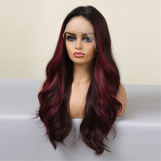 Perruque synthétique d'Halloween cheveux courts ondulés