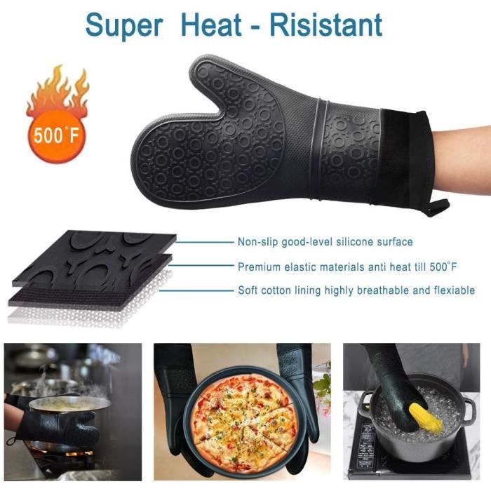 Manique ou gant de cuisine, Objets publicitaires, Gants de four heat  resistant, lot de 2 personnalisable