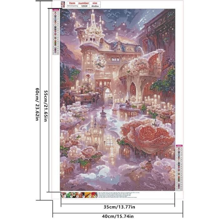 Peinture par numéros - Château et Arc en Ciel – Figured'Art Peinture par numéros - Château et Arc en Ciel – Figured'Art