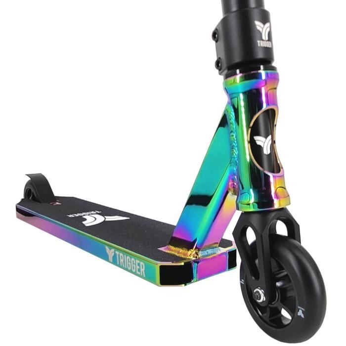 Green Slide Monocycle 20 Gamme Edge Orange, Freestyle (Fourche Carrée Tricks), Jante Aluminium, Selle Poignée