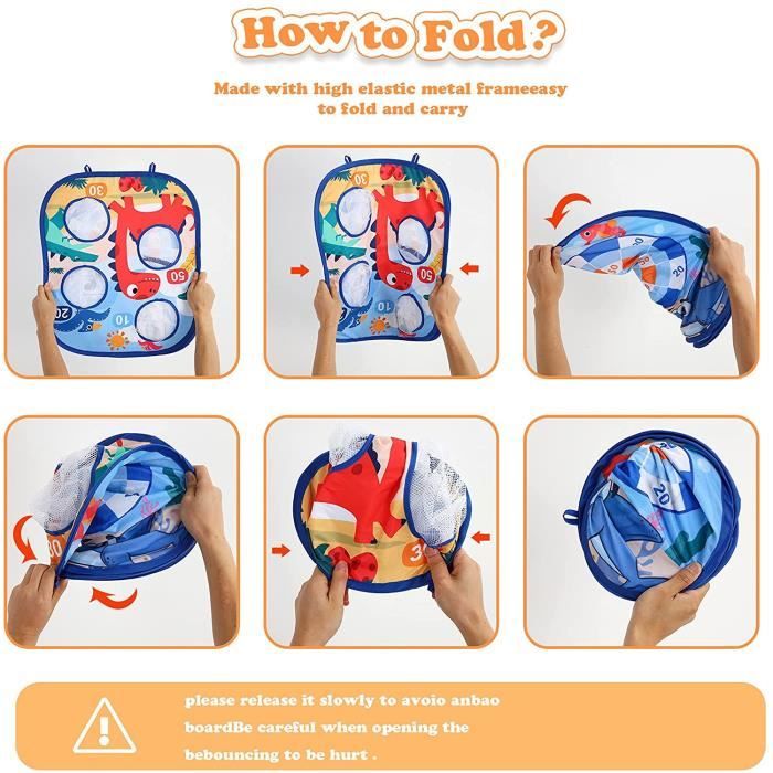 Jeu De Fléchettes Pour Enfants Avec 6 Balles Collantes Et 2 Crochets - Excellent Jeu D'intérieur