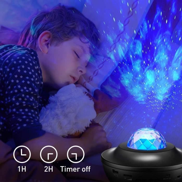 Projecteur Ciel Etoile,Led Veilleuse de Galaxie Planetarium Nova pour  Enfants/Bébé/Adult,Cadeau lumineuse Relaxant avec Musicale et - Cdiscount  Bricolage