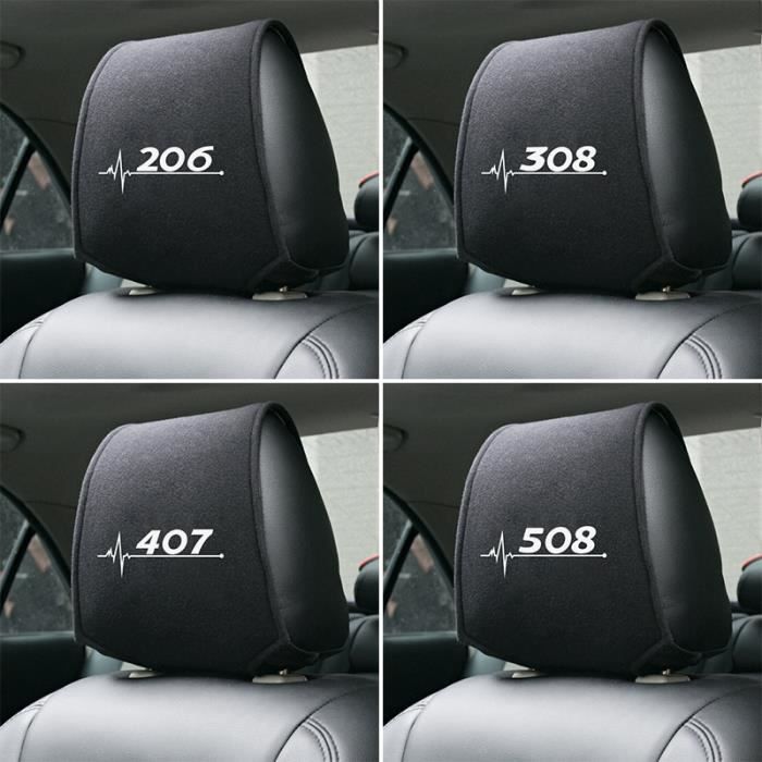 Housses de siège de voiture en cuir à personnaliser, accessoires pour  intérieur de voiture, pour Peugeot 207 2004 2005 2006 2007 2008 2009 2010 -  AliExpress