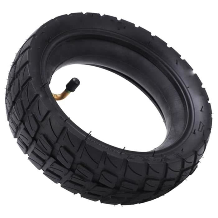 Pneu à Vide Scooter Électrique 9 X 3,0-5,5 Caoutchouc Noir 212 X 78 Mm - Roue Pleine Léger