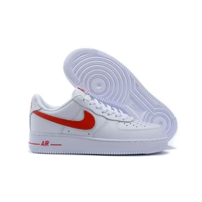 Nike air force 1 07 lv8 bleu blanc rouge cheap