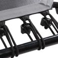 Trampoline - SportPlus - barre de maintien, suspension par câbles en caoutchouc, jusqu'à 100 kg, anthracite-2