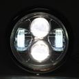 Phare de Moto Universal Vintage en Aluminium Rétro LED ronds phare-2