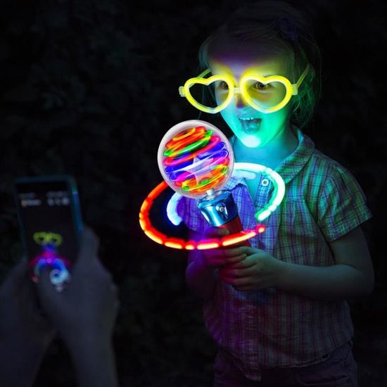 Bâton lumineux en forme de sucette, jouet à moulinet rotatif lumineux, bâton  fluorescent pour jouet pour enfants brillant - Cdiscount Puériculture &  Eveil bébé