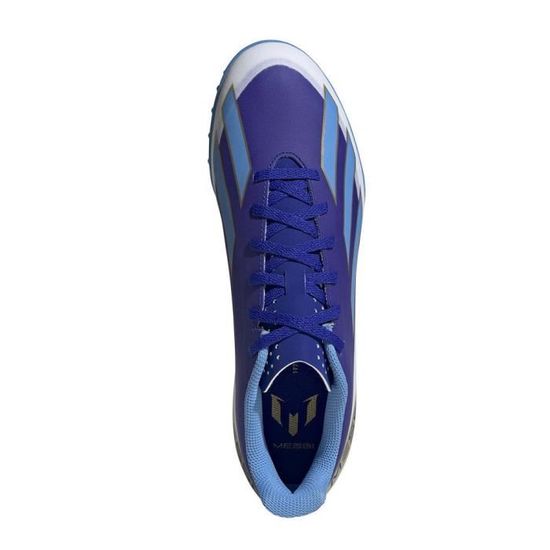 X Crazyfast Elite Laceless FG x Messi Infinito - Argenté/Bliss Blue/No
