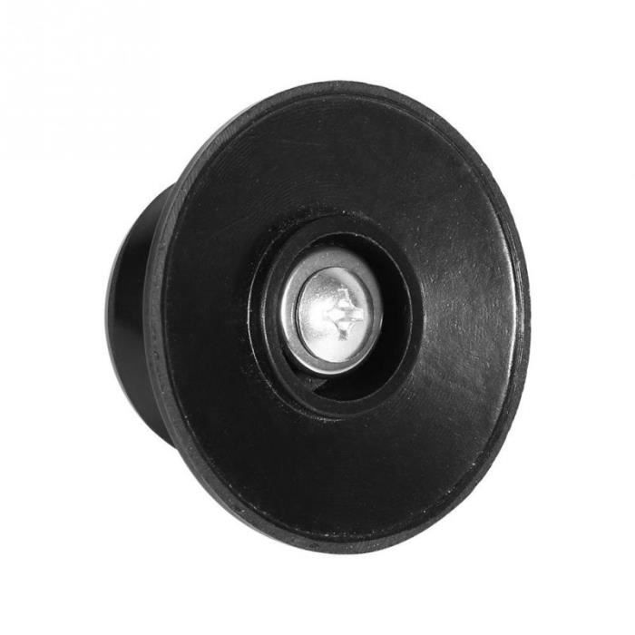 BK bouton de couvercle de casserole noir - 2 pièces - universel avec vis -  bouton à