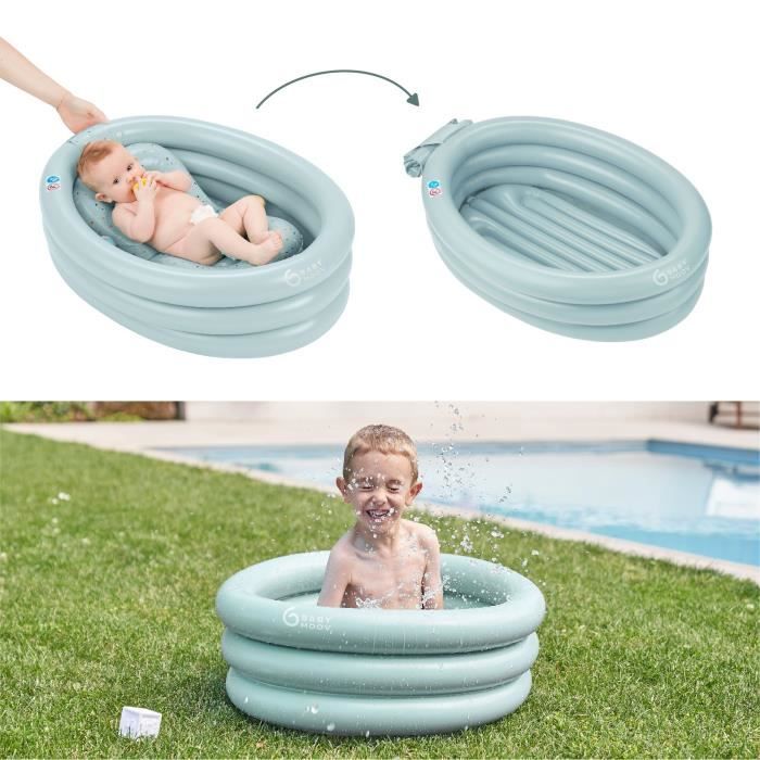 Baignoire ilot,Baignoire gonflable pour bébé - Siège de bain antidérapant  avec pompe à air - Pour enfants