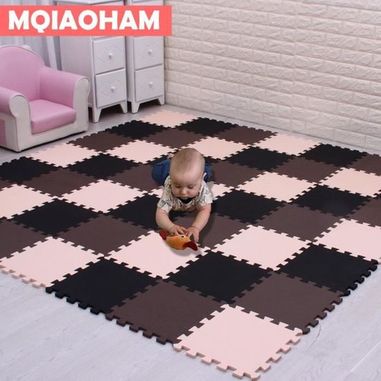 Mqiaoham Tapis De Sol Puzzle Tapis Mousse Bebe Jeu Enfant Aire De Jeux Pour Puzzle Multicolores Enfants Baby Mat A Ramper Activite Epais Puzzle Mat Baby A Ramper Bleu Rouge Gris