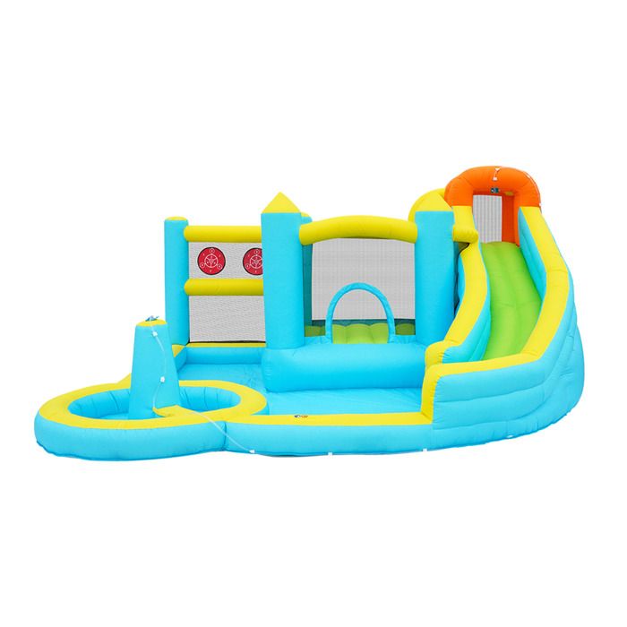 Château Gonflable Enfants avec Toboggan et Jeux - Ciel & terre Commerce